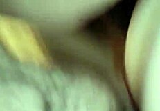 Girlfriend gives close-up homemade blowjob to friend