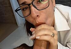 Asian Milf Wife Delivers Mind-Blowing Deepthroat Blowjob Sensation!