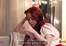 sitcom star gets cum covered after wild roleplay fuck