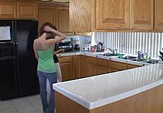 Two Slutty Milfs in Fishnets Take Threesome Anal and Deepthroat Pounding