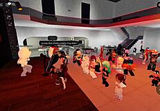 dancing with naughty young sluts in roblox party room gets wild 🎉🍑💦 hardcore solo fun!!