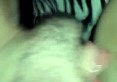 Girlfriend gives close-up homemade blowjob to friend