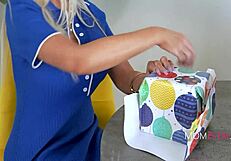 stepmom gifts her hot body to me on birthday 🎁😍💦