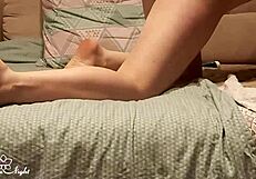 Sexy Amateur Fingers Her Horny Wet Pussy Hard And CUMS Watching Porn Boobs Bouncing!