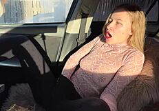 Watch my future wife squirt wildly masturbating outdoors public!