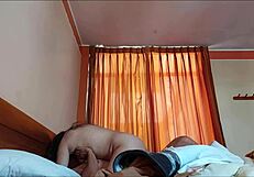 Watch mature hubby watch young Latina wife get creampied by stranger bareback