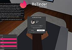 Roblox Slut Takes Massive BBC Pounding in Roleplay Fuck Fest