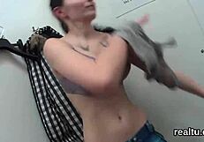 damn i can't believe that hot czech teen got lured in the mall then stripped and pounded hard in pov