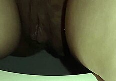 Gretala Scrapes Her Pussy on Homemade Toilet Amateur Style