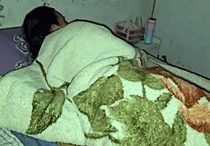 Desi stepdaughter lets daddy touch her tight pussy for cash