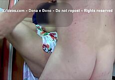 buceta enorme filled with thick jizz in amateur creampie