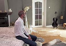 Watch big tits milf Di Devi gag on monster cock to orgasm!