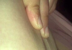 Curvy Latina Shoves Dildo Through Open White Panties Into Wet Big Pussy