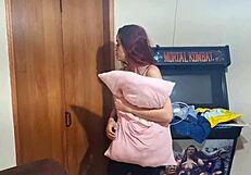 stepmom sneaks in at night to teach stepson hot sex moves?