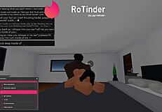 Roblox Slut Takes Massive BBC Pounding in Roleplay Fuck Fest