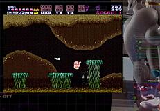 yo super metroid samus nude mod shows off her big tits ass in 990 rooms part 1