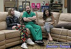 Dr Tampa gives daisy bean intense university entrance physical exam.