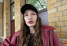 whoa slim ukrainian mari moon cums in eye during berlin scout casting rough fuck