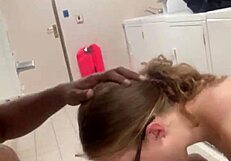 Can you deepthroat this monster big black cock all the way down your throat