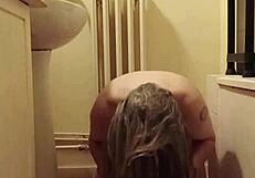 wow, check out this french housewife maid's 2024 solo slave session with candle and uro play