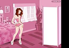 britney bends over for blowjobs in old flash games