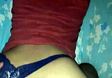 Ever seen a teen ride cowgirl this wild on her boyfriend?