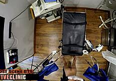 Stacy Shepard's nurse fantasy unfolds with toys and humiliation backstage