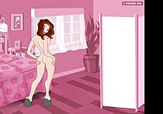 britney bends over for blowjobs in old flash games