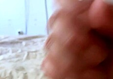 oh babe, feel my handjob building to massive cumshot after cumshot on these tits...