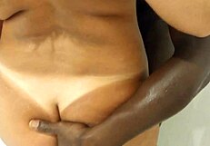 Husband films wife fucked raw by biggest bbc in shower no condom