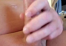 petite girl strokes massive cock fast