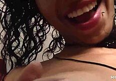 petite latina teen picked up for first rough fuck on black monster cock