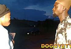 Moaning wildly as boss bangs me hard making me cum