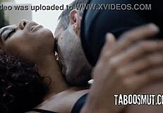 Bent Over Black Delivery Boy? Cheating Curly Ebony Milf's Deepthroat Secret!