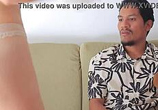 i can't believe martina flirts so shamelessly with daddy's friend in uniform... interracial heat building!