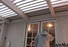 busty amateur housewife gets her fat pussy drilled in raw homemade interracial action