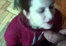 i cherished that homemade moment surprising my milf wife with a messy facial finish