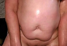 dawnskye1962 caresses smooth white skin and big natural tits solo