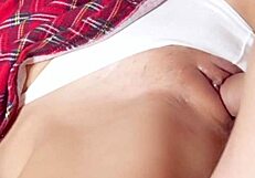 Japanese stepdaughter begs for creampie milk from stepdad in college dorm