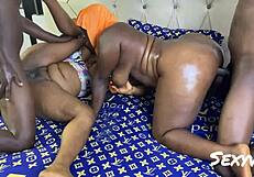 you see these guys wrecking asian pussy in wild orgy