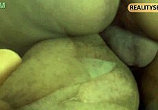 Step-sis's friend sneaks in for secret midnight creampie bust