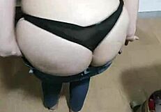 young office slut stays late sucking boss big black cock deep