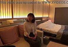 whoa, check out this busty japanese milf's huge natural tits bouncing everywhere 😍