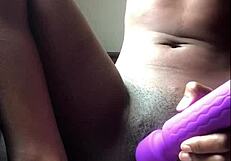 wanna fuck during movie night and fill this creamy tight black pussy with hot cum?