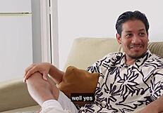 i can't believe martina flirts so shamelessly with daddy's friend in uniform... interracial heat building!