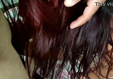 Watch My Hubby Sleep While I Fuck Lover's Huge Cock Comfortably!