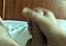 i softly stroke my cock relaxing before drifting into a cozy nap