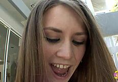 i love watching these skinny lesbian friends kiss lick and finger outdoors