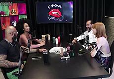 Best Moments of Reh Queen Tantric Massage in Sheer Red - Sensual Orgasm Part 6!