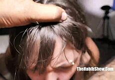 A hairy Paki pounds a white Latina's ass in raw anal POV reality.